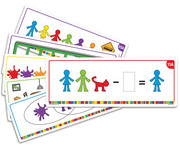 Lernkarten Kunterbunte Rechenfamilie 1