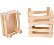 Obstkisten aus Holz 3er Set 2