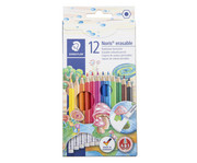 STAEDTLER Noris® Radierbare Buntstifte 12 Stück 2