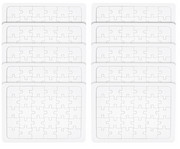 10 Puzzle mit Rahmen blanko 2