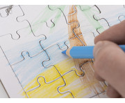 10 Puzzle mit Rahmen blanko 6