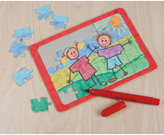 10 Puzzle mit Rahmen blanko 7