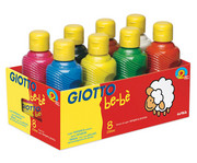 GIOTTO Temperafarben Bé Bé Super Paint 8 Stück 1