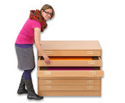 Papierschrank Basic mit Sockel 5