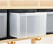 Garderobenschrank für 4 Kinder mit 4 Boxen 3