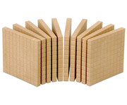 RE WOOD® Systemblöcke Zehnerstangen 2