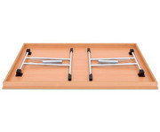 Klapptisch 180 x 80 cm T Fuß Gestell 3