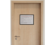 Duraframe Selbstklebender Info Rahmen 2er Set A4 oder A3 2