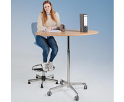 Mobiler Steh und Sitztisch 7