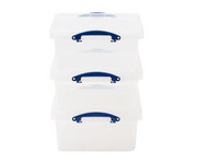 Really Useful Aufbewahrungsbox 3er Set ineinander stapelbar 5