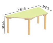 Betzold Baccus Trapeztisch 4