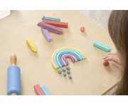 Betzold Weiche Kinderknete 8 Farben je 33 g 6