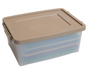 Betzold Aufbewahrungsbox 16 x 39 5 x 27 5 cm weiß transparent Naturfarben 1