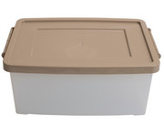 Betzold Aufbewahrungsbox 16 x 39 5 x 27 5 cm weiß transparent Naturfarben 4