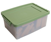 Betzold Aufbewahrungsbox 16 x 39 5 x 27 5 cm weiß transparent Naturfarben 1