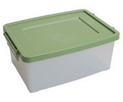 Betzold Aufbewahrungsbox 16 x 39 5 x 27 5 cm weiß transparent Naturfarben 3