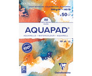 Clairefontaine Aquarellblock naturweiß 300 g/m² 5