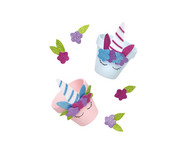 folia Selbstklebendes Glitzer Moosgummi 5 Bogen 3