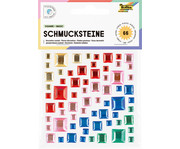 folia Quadratische Schmucksteine selbstklebend 66 Stück 3