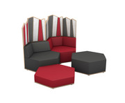 Betzold Sechseck Lounge Set 6 2