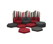 Betzold Sechseck Lounge Set 10 1