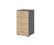 Betzold Advanced Schubladen Schrank schmal 2 OH 4 Schübe 5