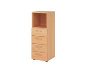 Betzold Advanced Kombischrank schmal 3 OH 4 Schübe 7