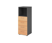 Betzold Advanced Kombischrank schmal 3 OH 4 Schübe 3