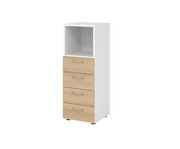 Betzold Advanced Kombischrank schmal 3 OH 4 Schübe 6