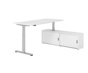 Betzold Schreibtisch Comfort mit Sideboard elektrisch höhenverstellbar 7