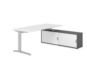 Betzold Schreibtisch VXB mit Sideboard höhenverstellbar 5