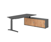 Betzold Schreibtisch VXB mit Sideboard höhenverstellbar 3