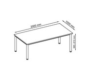 Betzold Schreibtisch Eco höhenverstellbar 7