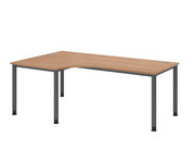Eckschreibtisch Eco höhenverstellbar 200 x 120 cm 4