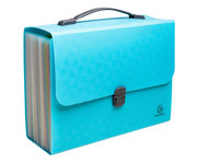 Exacompta Fächermappe mit Griff DIN A4 Querformat 6