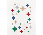 folia Glitterkarton Block 300 g/m² 24 x 34 cm 6 Farben 4