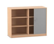 Flexeo® Rollladenschrank 6 Fächer Mittelwand Breite 126 4 cm 1