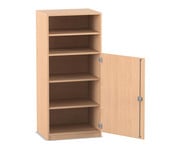 Flexeo® Schrank 5 Fächer 1 Halbtür Breite 64 1 cm 1