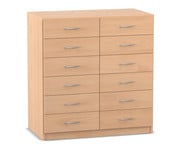 Flexeo® Schrank 12 kleine Schubladen Breite 94 4 cm 1