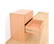 Flexeo® Schrank 3 große Schubladen Breite 64 1 cm 2