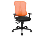 Bürostuhl Point mit Netz Rückenlehne und Armlehnen 6