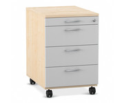 Flexeo® Schreibtisch Container mit 4 Schubladen 1