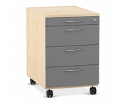 Flexeo® Schreibtisch Container mit 4 Schubladen 1
