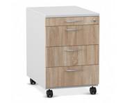 Flexeo® Schreibtisch Container mit 4 Schubladen 1