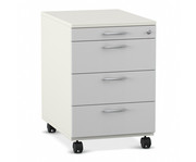 Flexeo® Schreibtisch Container mit 4 Schubladen 1