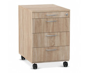 Flexeo® Schreibtisch Container mit 4 Schubladen 1