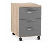 Flexeo® Schreibtisch Container mit 4 Schubladen 1