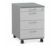 Flexeo® Schreibtisch Container mit 4 Schubladen 1