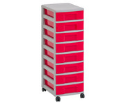 Flexeo® Rollcontainer 8 kleine Boxen 2