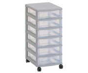 Flexeo® Rollcontainer 6 kleine Boxen 1